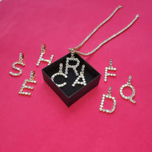 Load image into Gallery viewer, Sophie Initial Tennis Necklace
