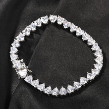 Load image into Gallery viewer, Marie Heart Tennis Bracelet
