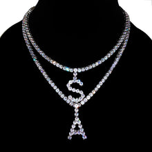 Load image into Gallery viewer, Sophie Initial Tennis Necklace
