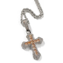 Load image into Gallery viewer, Khaleesi Icey Colored Cross Pendant
