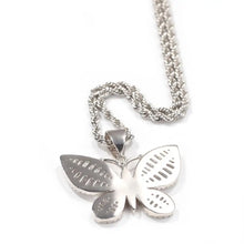 Load image into Gallery viewer, Bou Icy Butterfly Pendant Necklace
