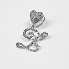 Load image into Gallery viewer, Paris Icy Classic Letter Initial Heart Necklace
