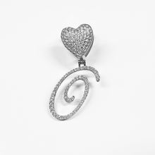 Load image into Gallery viewer, Paris Icy Classic Letter Initial Heart Necklace
