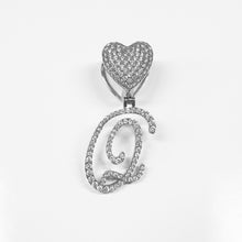 Load image into Gallery viewer, Paris Icy Classic Letter Initial Heart Necklace
