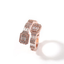 Load image into Gallery viewer, Queen B Baguette Cuff Ring
