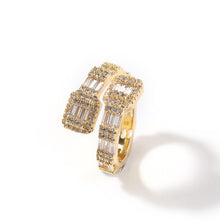 Load image into Gallery viewer, Queen B Baguette Cuff Ring
