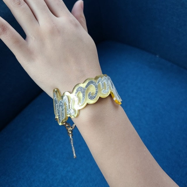 NEW Custom Name Bracelets – Luna Custom Jewelry