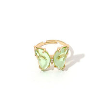 Load image into Gallery viewer, King Kylie Glass Butterfly Ring
