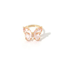 Load image into Gallery viewer, King Kylie Glass Butterfly Ring
