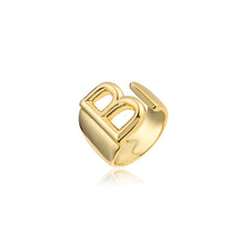 Load image into Gallery viewer, Helena Hollow Alphabet Ring
