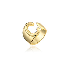 Load image into Gallery viewer, Helena Hollow Alphabet Ring
