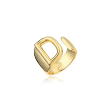 Load image into Gallery viewer, Helena Hollow Alphabet Ring
