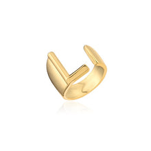 Load image into Gallery viewer, Helena Hollow Alphabet Ring
