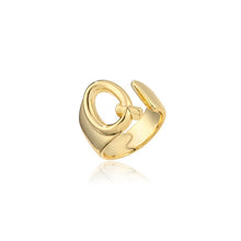 Load image into Gallery viewer, Helena Hollow Alphabet Ring
