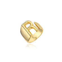 Load image into Gallery viewer, Helena Hollow Alphabet Ring
