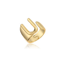 Load image into Gallery viewer, Helena Hollow Alphabet Ring
