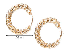 Load image into Gallery viewer, Camilla Cuban Hoop Earrings
