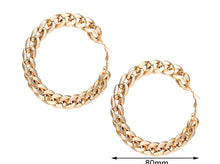 Load image into Gallery viewer, Camilla Cuban Hoop Earrings
