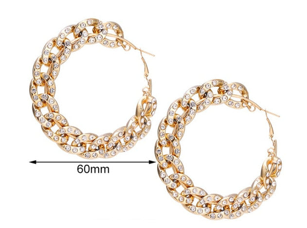 Camilla Cuban Hoop Earrings