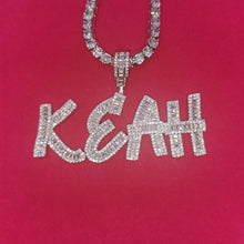 Load image into Gallery viewer, Gabriella Double Layer Iced Out Custom Necklace
