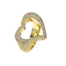 Load image into Gallery viewer, Jayda Bling Hollow Heart Ring
