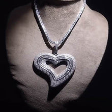 Load image into Gallery viewer, Jayda Hollow Heart Icey Necklace
