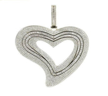 Load image into Gallery viewer, Jayda Hollow Heart Icey Necklace
